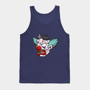 Zombie Clown Head Tank Top